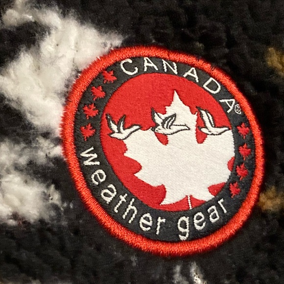 Canada Weather Gear NWT black patterned quarter zip jacket - Picture 7 of 11